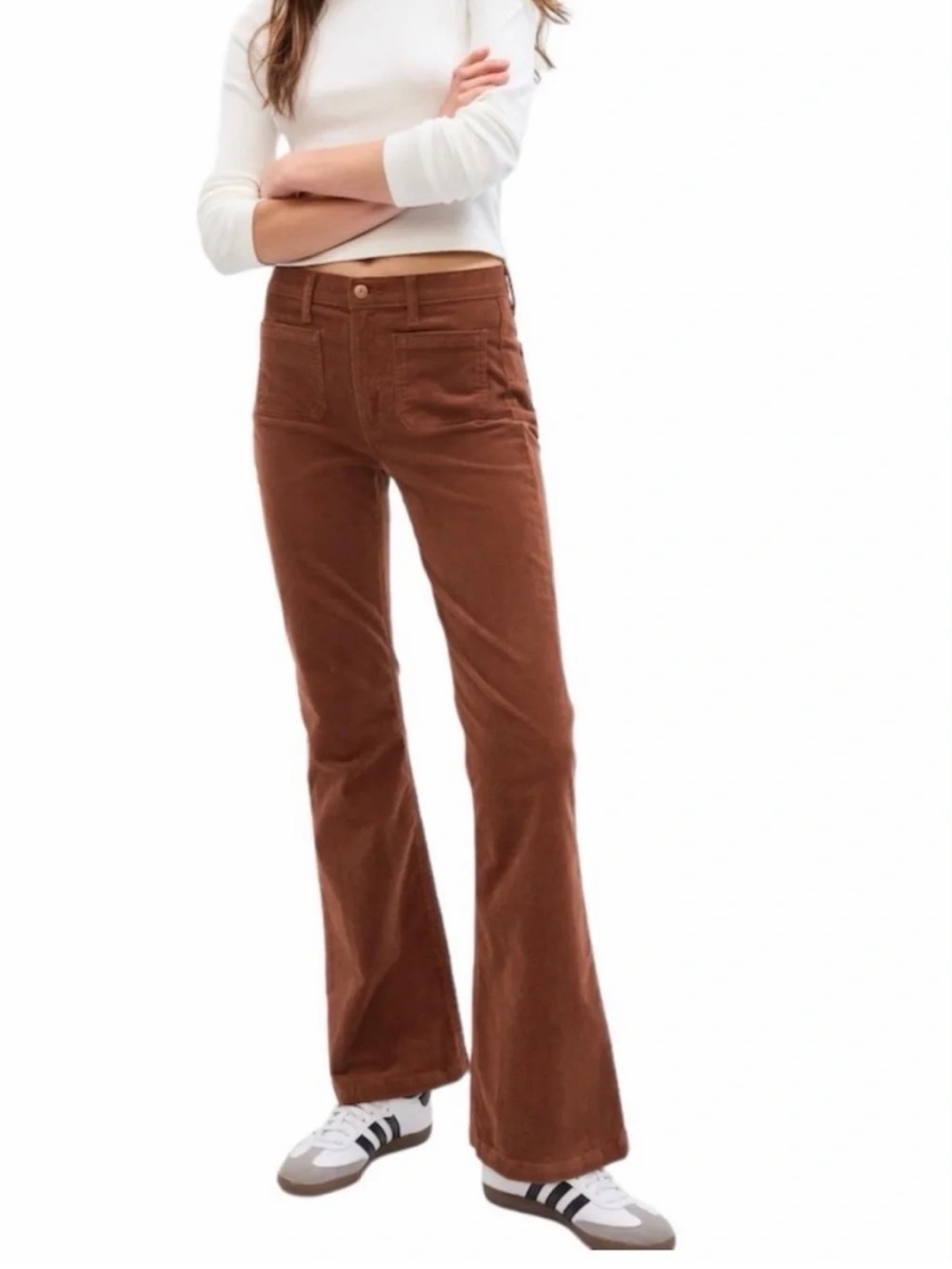 NWT GAP High Waisted 70’s Flare Corduroy Pants